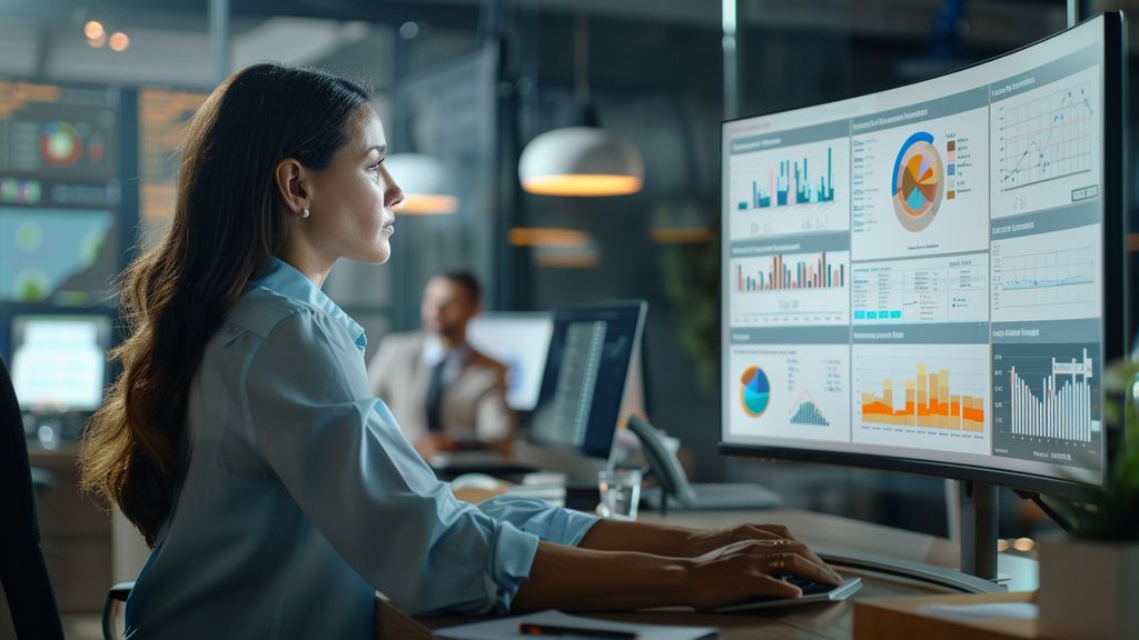 Interactive dashboard displaying project progress and task assignments among team members.