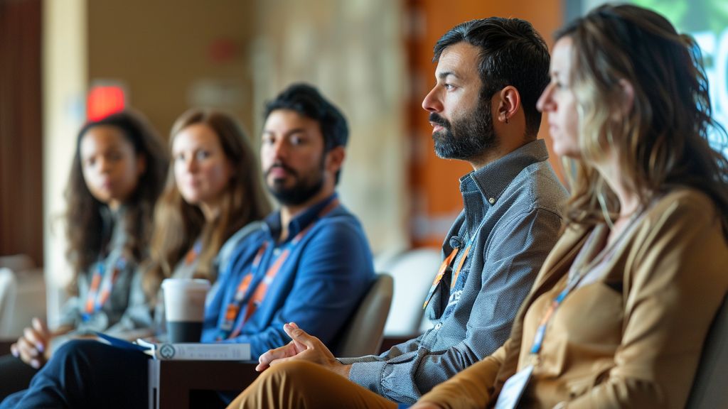 Panel discussion on email campaigns at Content Marketing World.